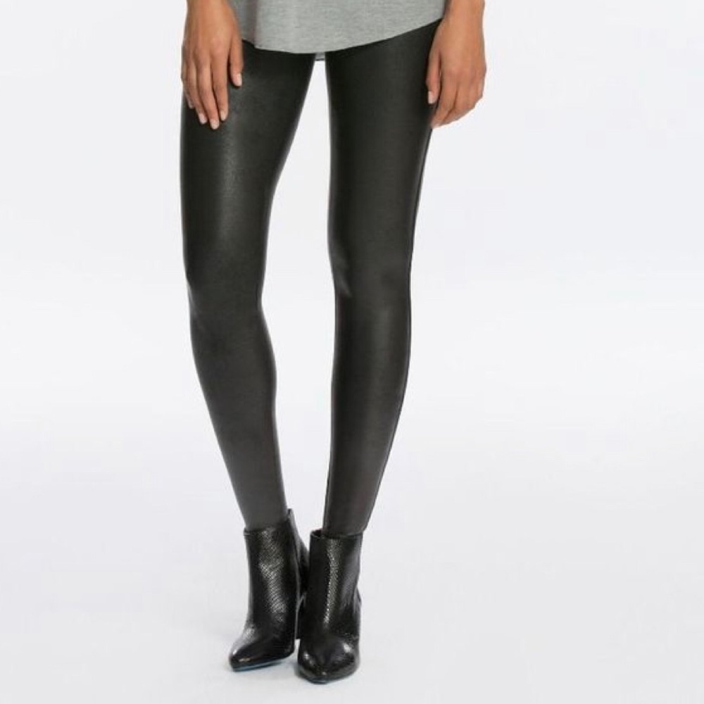 Spanx faux leather leggings